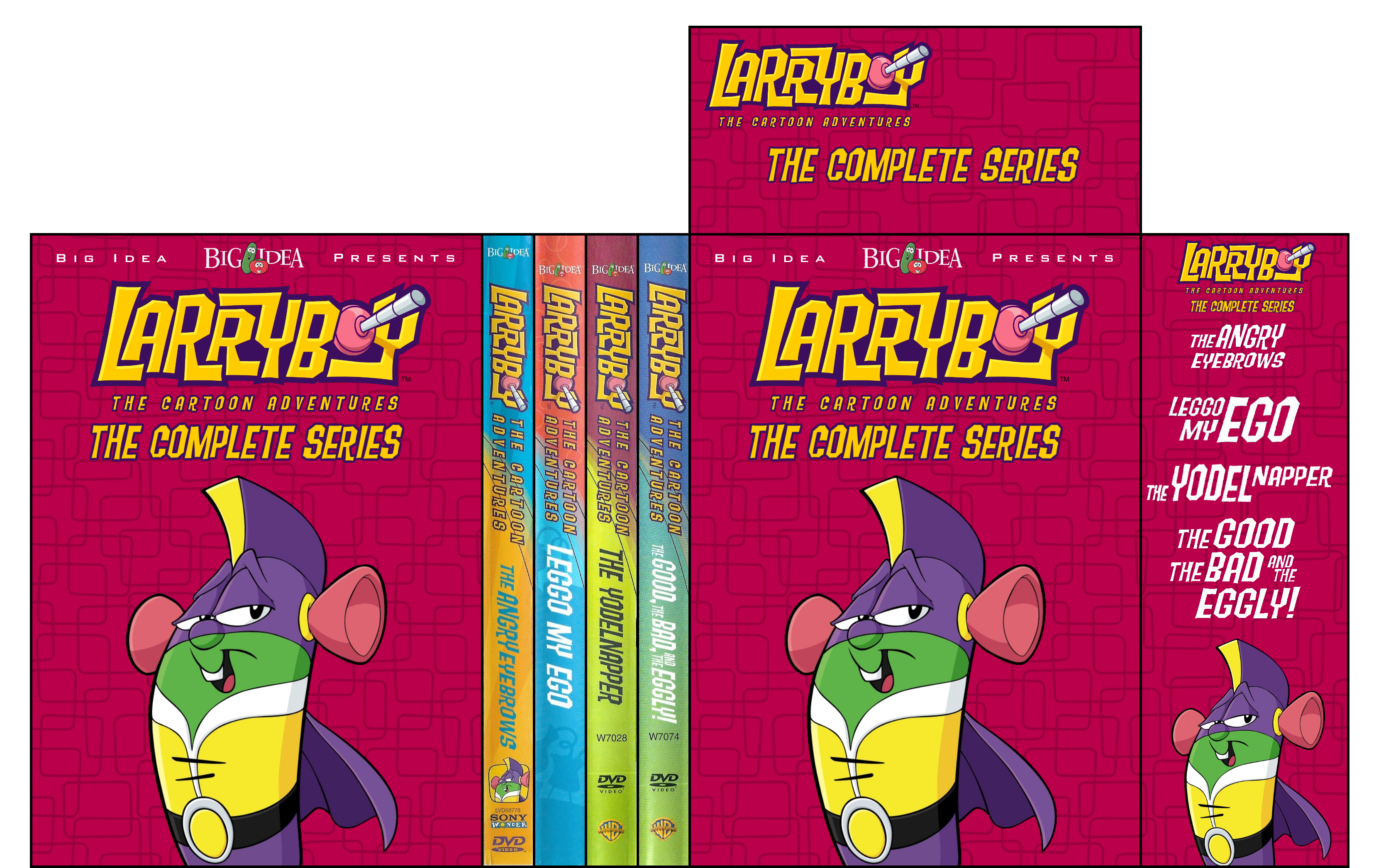 LarryBoy's Cartoon Adventures The Complete Series by IanandArt-Back-Up-3 on  DeviantArt