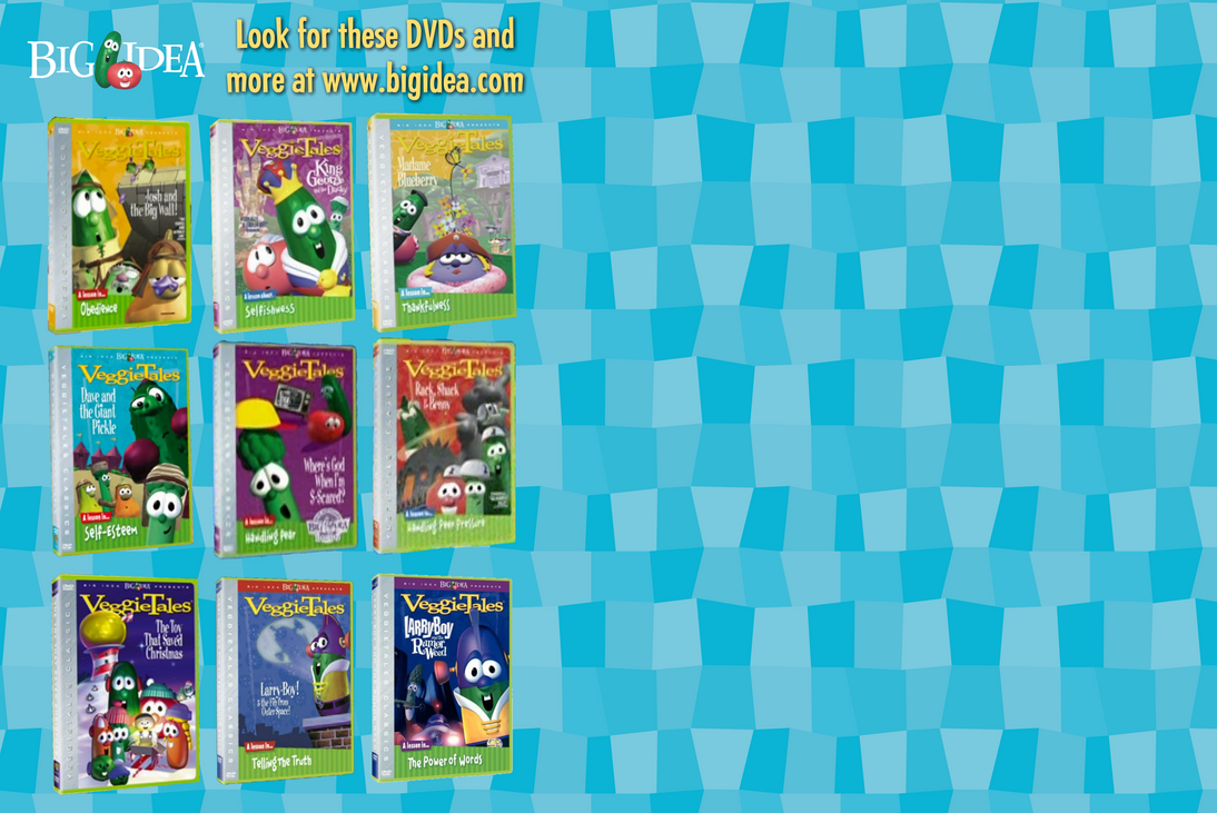 VeggieTales Classics DVD Inlay by IanandArt-Back-Up-3 on DeviantArt