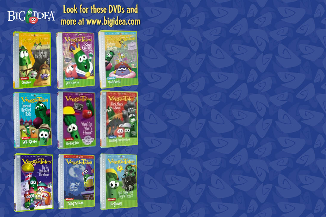 VeggieTales Classics DVD Inlay by IanandArt-Back-Up-3 on DeviantArt
