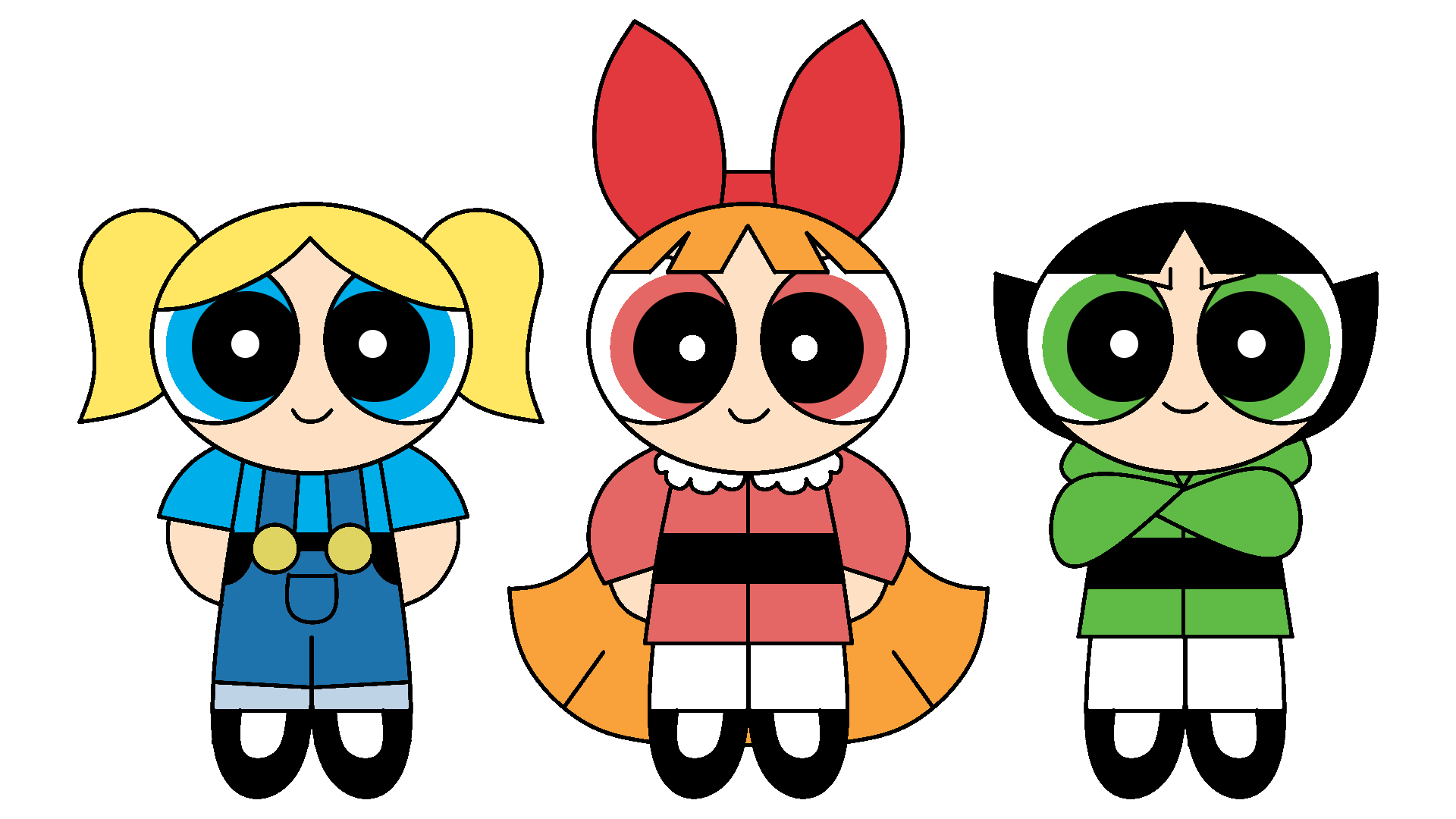 The Powerpuff Girls done my way by IanandArt-Back-Up-3 on DeviantArt
