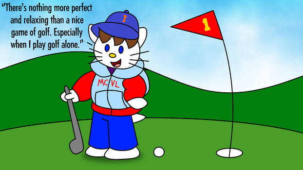 OC July Day 19 - Me playing a game of golf