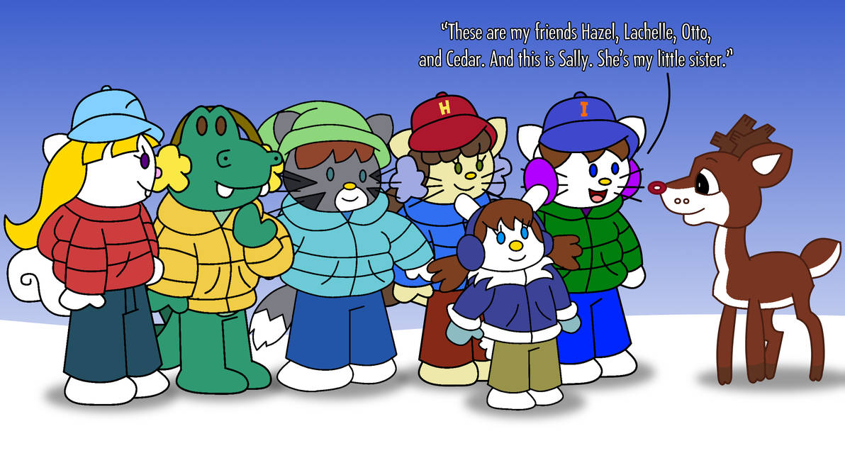 Ian introduces Rudolph to his friends and Sally by IanandArt-Back-Up-3 ...