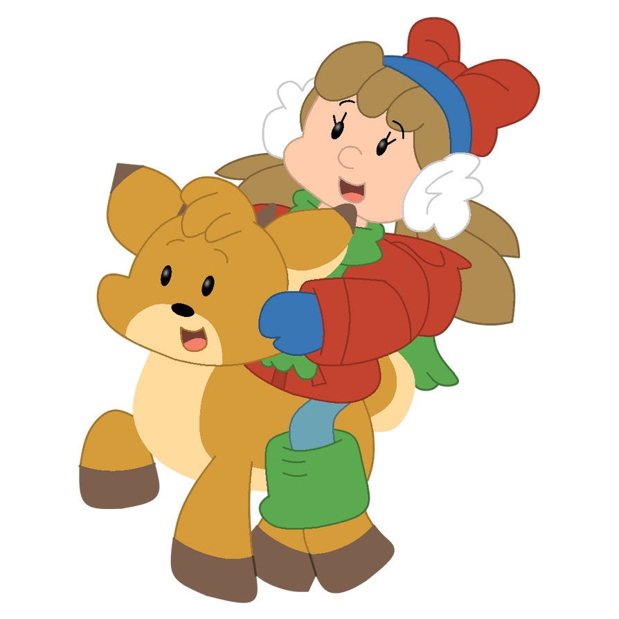 Laura riding on Tinsel's back by IanandArt-Back-Up-3 on DeviantArt