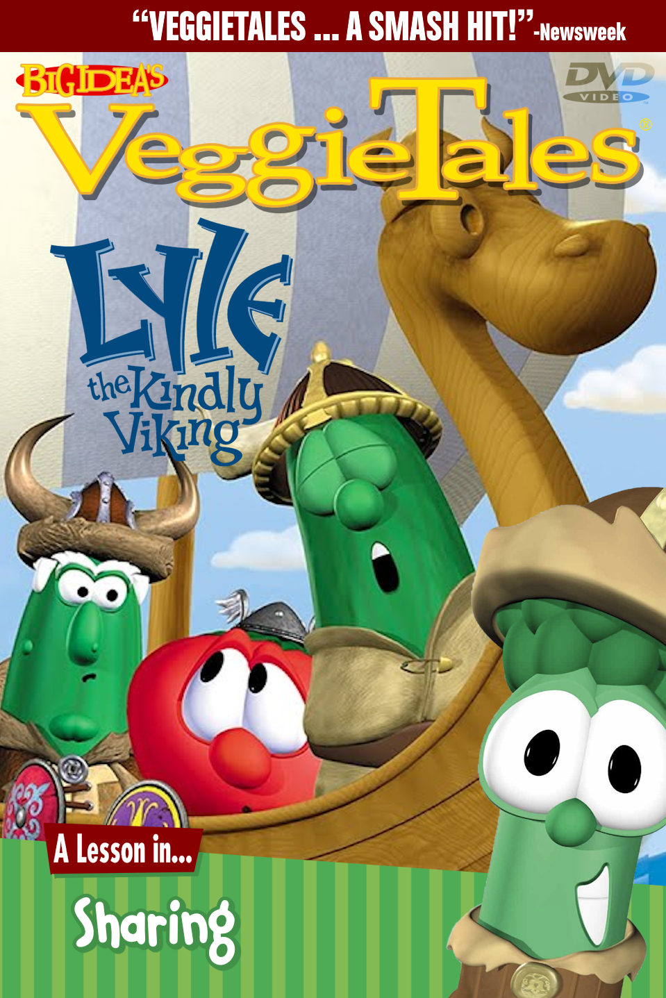 VeggieTales Lyle the Kindly Viking 2001 DVD Guide by IanandArt-Back-Up ...