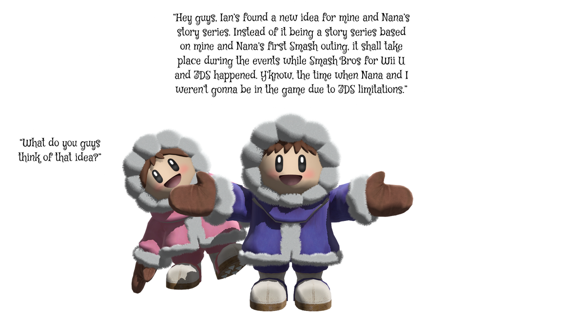 A new approach for the Popo and Nana story series by IanandArt Back Up A new approach for the Popo and Nana story series by IanandArt Back Up