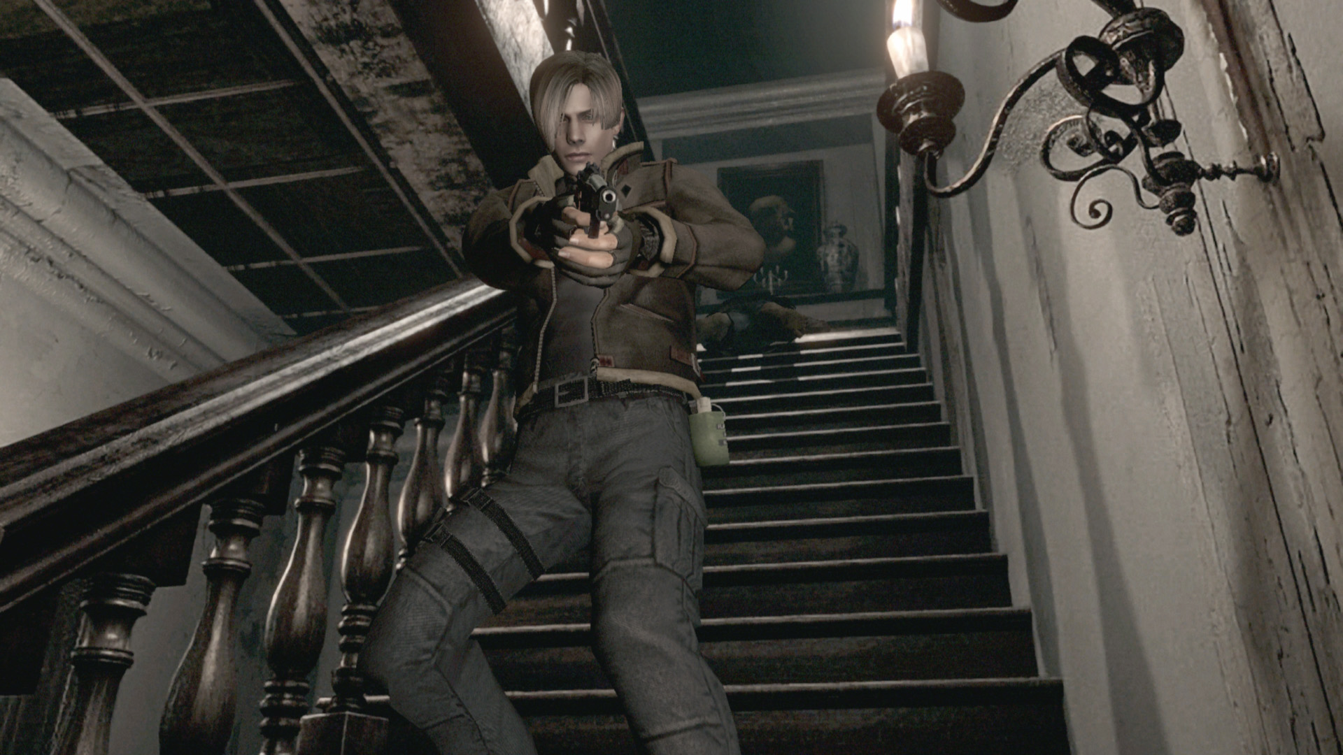 Leon in Resident Evil Remaster