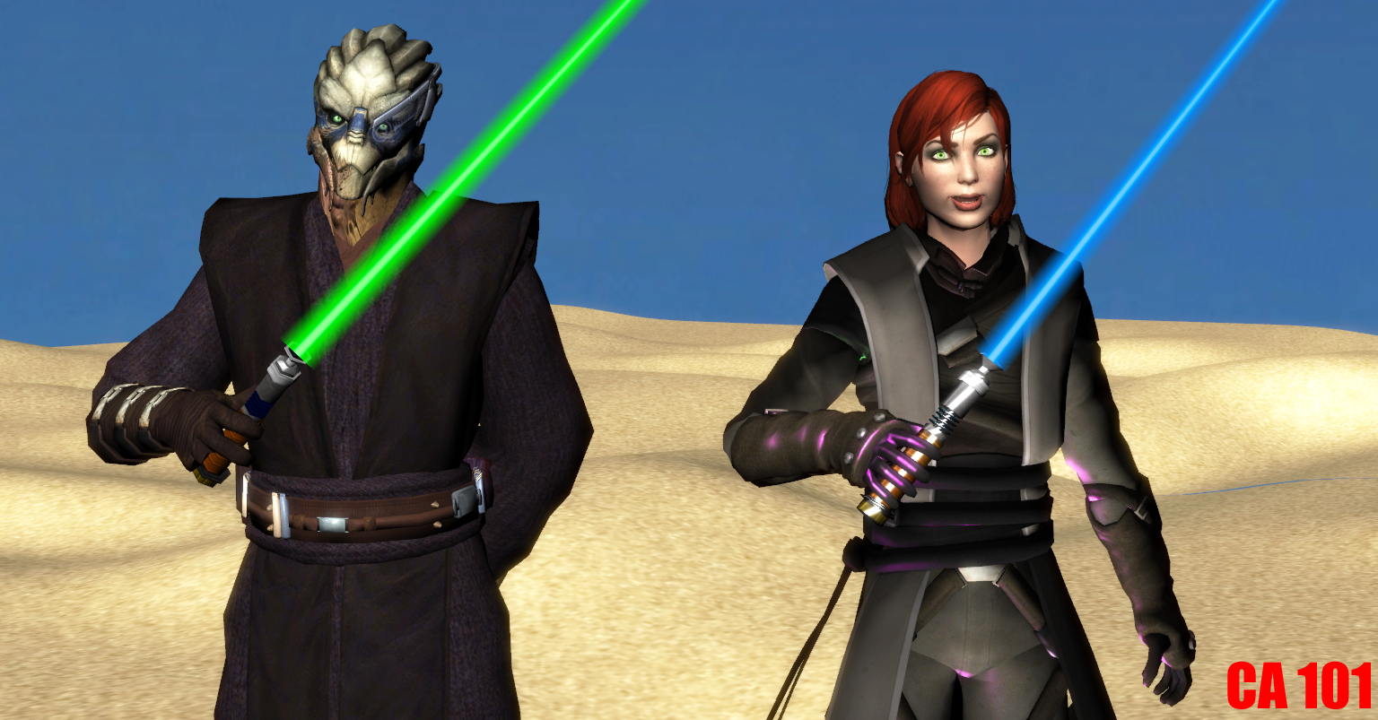 Jedi Masters Garrus and Shepard