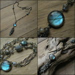 Northern Lights necklace by Wicked-Darkling