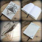 Armoured Wolves - handmade journal by Wicked-Darkling