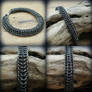 Black Ice Draco - chainmaille bracelet