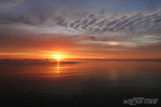 Day-break at Baltic Sea