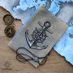 Anchor log book - hand-crafted journal