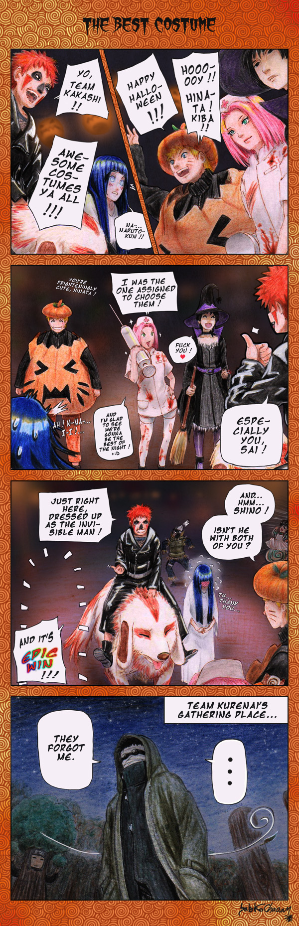 The best costume - 4koma