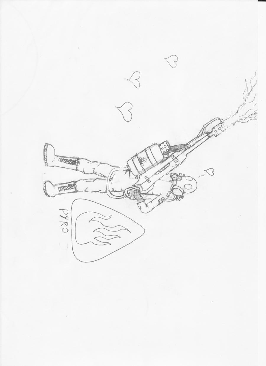 Female Pyro by Hon3stLi4r on DeviantArt