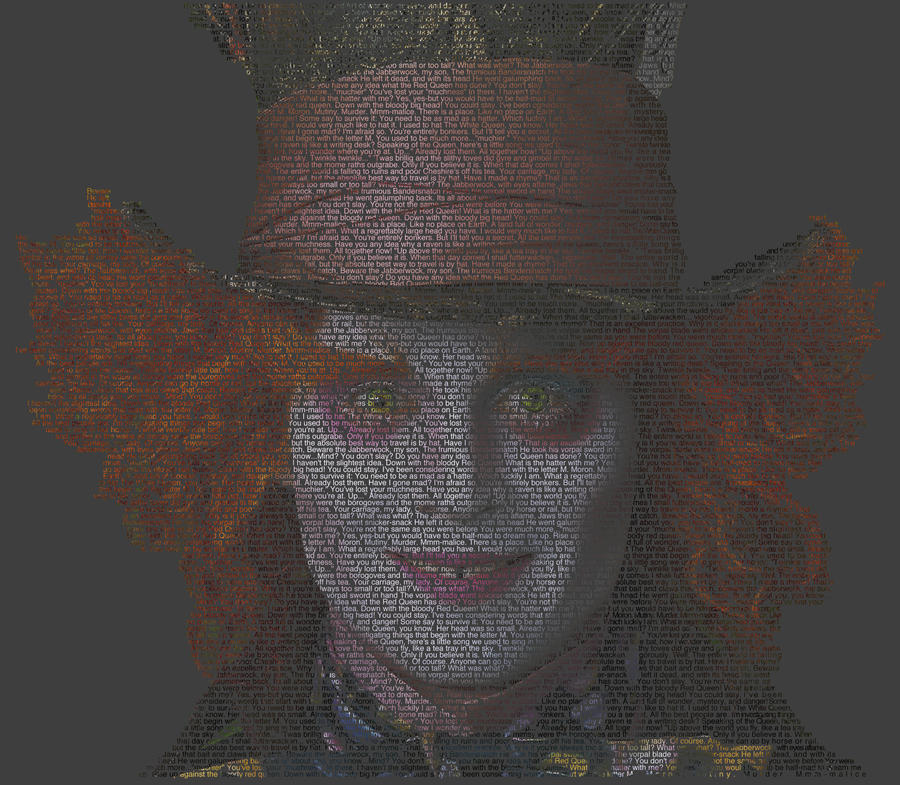 Hatter Text Mad Hatter text art by MattShadoinDesign on DeviantArt