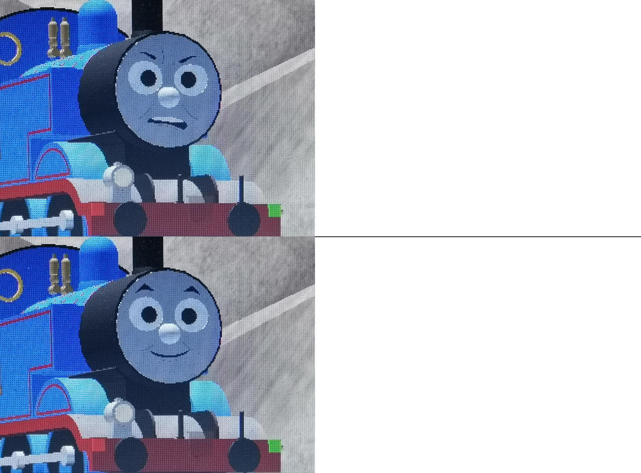 Thomas the Tank Engine Drake Meme by JaspertheLMS2F on DeviantArt