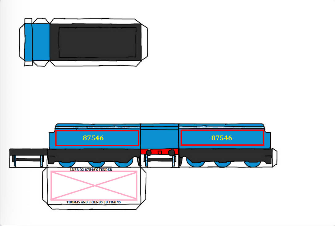 TAF 3D LNER O2 87546's Tender by JaspertheLMS2F on DeviantArt