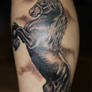 Fresian Horse Tattoo