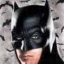 Colored Pencil Drawing of Batman Ben Affleck