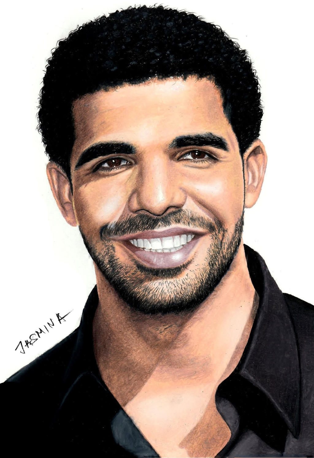 Colored pencil drawing of Drake :) by JasminaSusak on DeviantArt