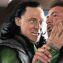 Drawing Loki vs Tony Stark