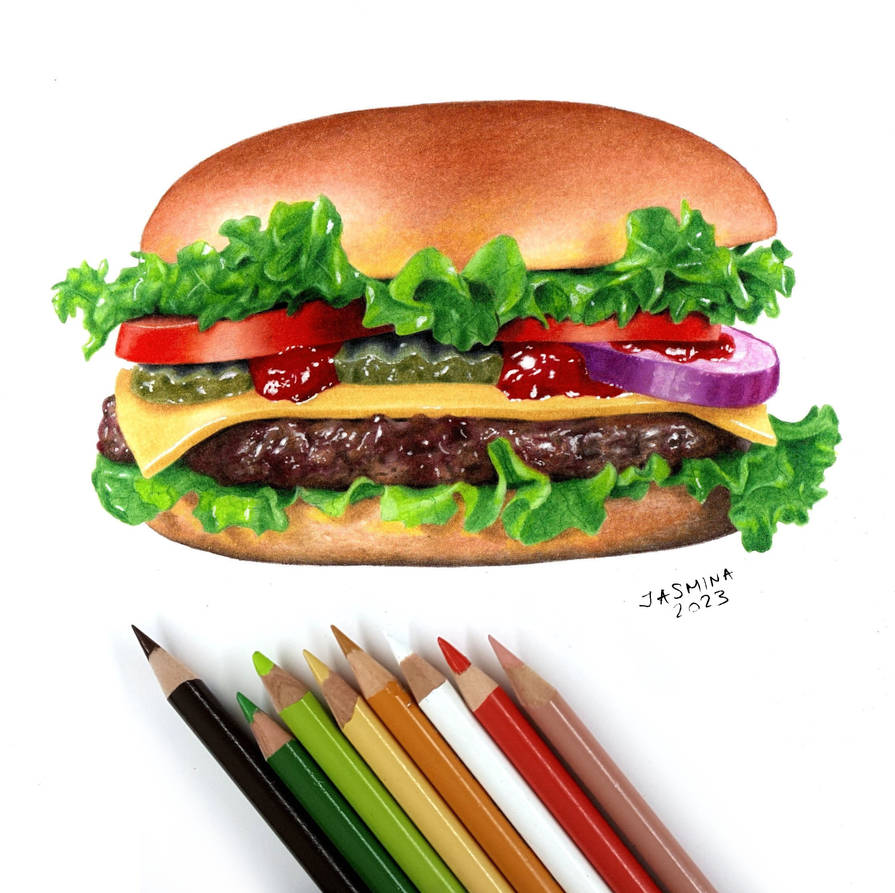Smelly and Burger Colouring Pencils - Bleistift