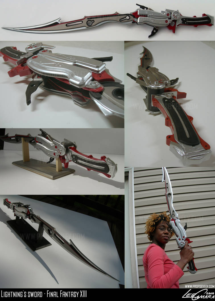 Lightnings gunblade -complete by fevereon on DeviantArt