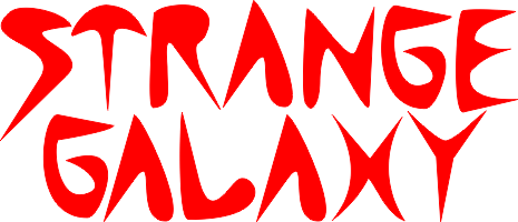 Strange Galaxy logo (red)