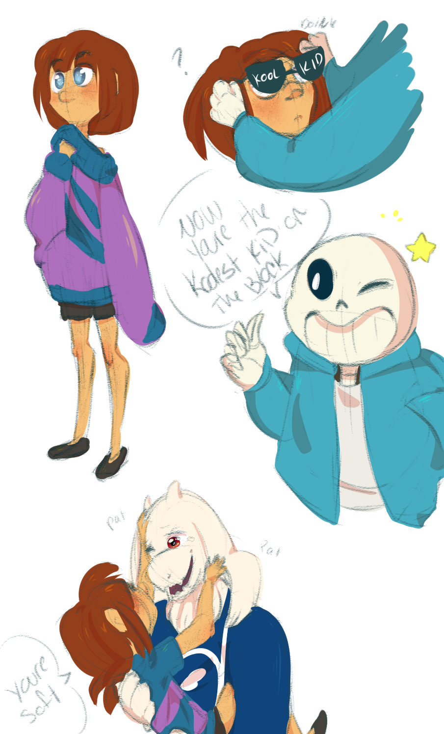 Blind!Frisk au Doodles