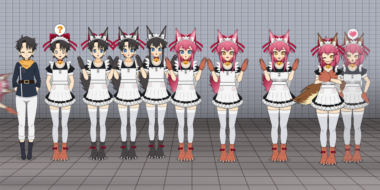 Kitting Around (MTF TWINNING TGTF) by PaintedNecroz on DeviantArt