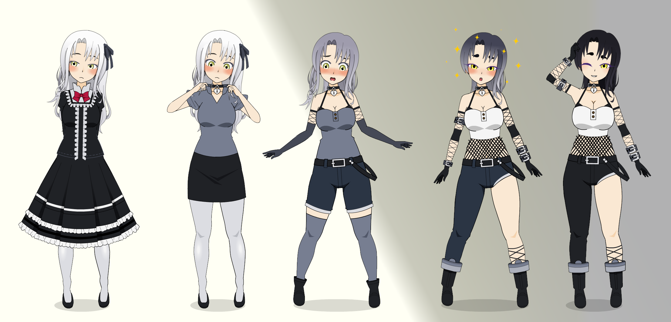 F2f Profile Punk Mood (F2F Sequence) by PaintedNecroz on DeviantArt