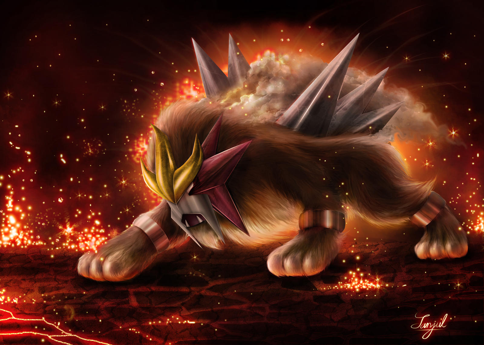 ENTEI by SanjulWhiteShadow on DeviantArt
