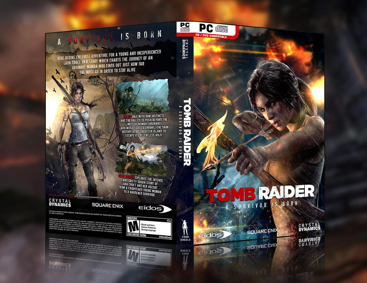 Tomb Raider: A Survivor Is Born - HD Custom Cover2