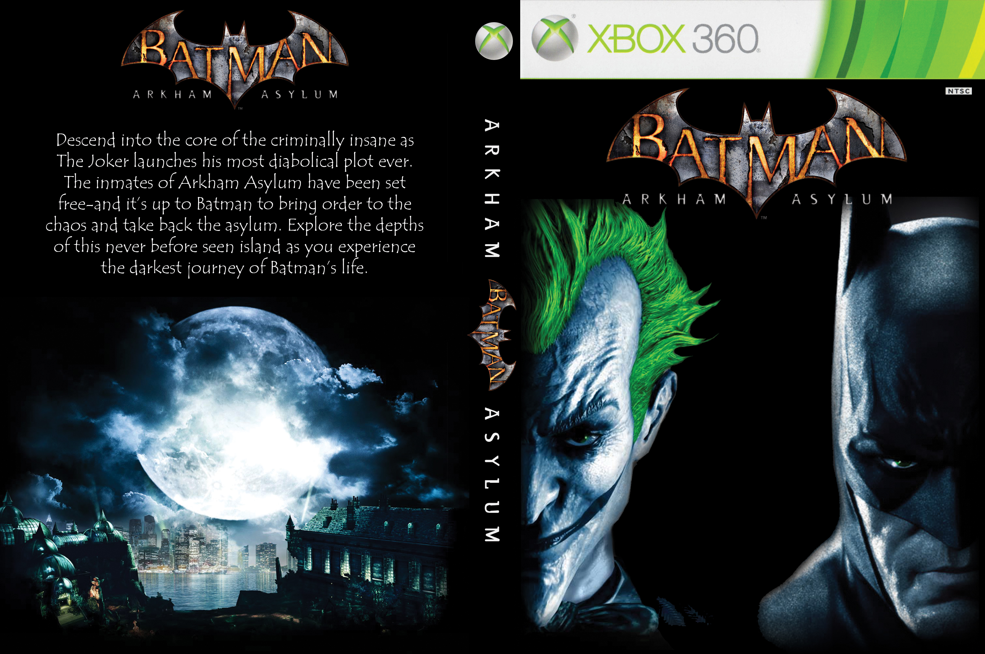 Batman: Arkham Asylum Custom Cover by SnomanX on DeviantArt
