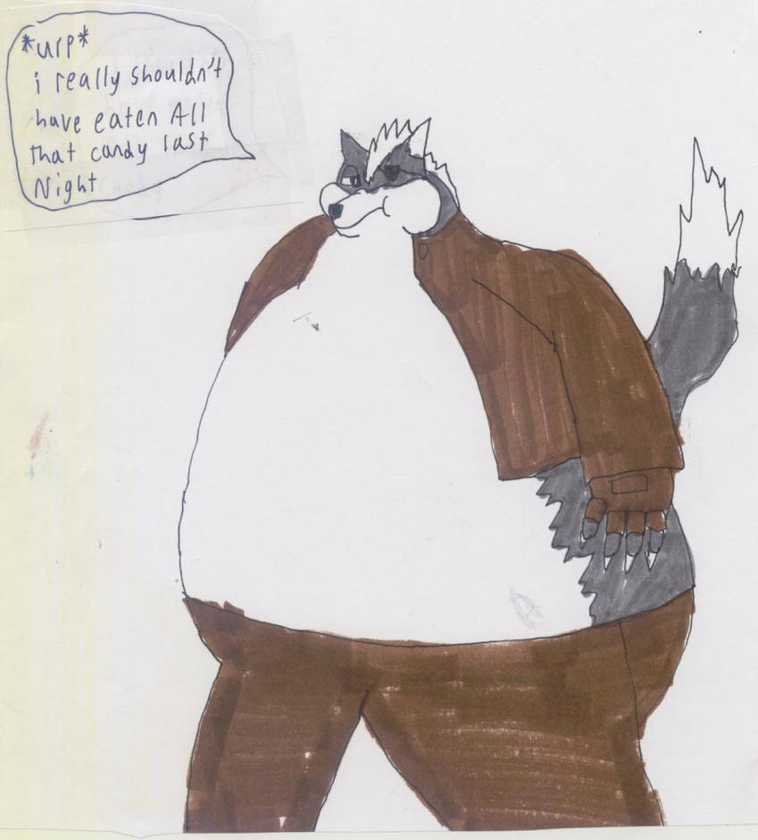 fat wolf for the club by paul15042 on DeviantArt