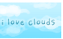 I Love Clouds Stamp