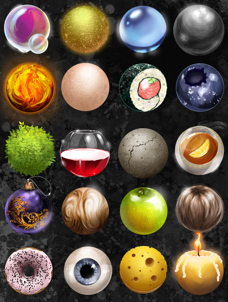 Texture balls by Web-brunetka on DeviantArt