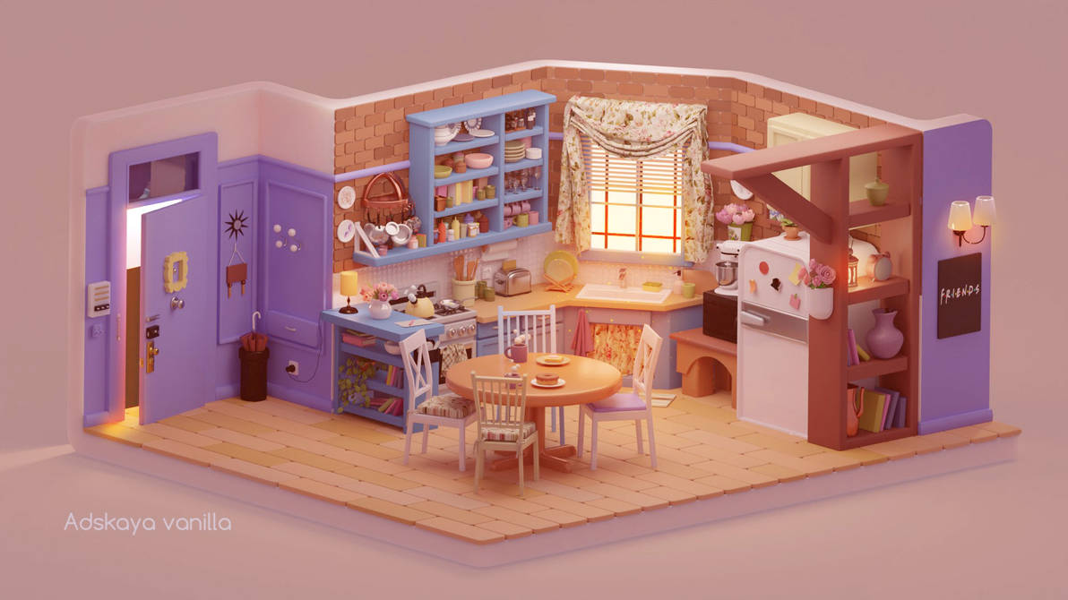 Monica's Kitchen by Web-brunetka on DeviantArt