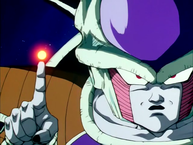 Freeza destrói o planeta Vegeta 