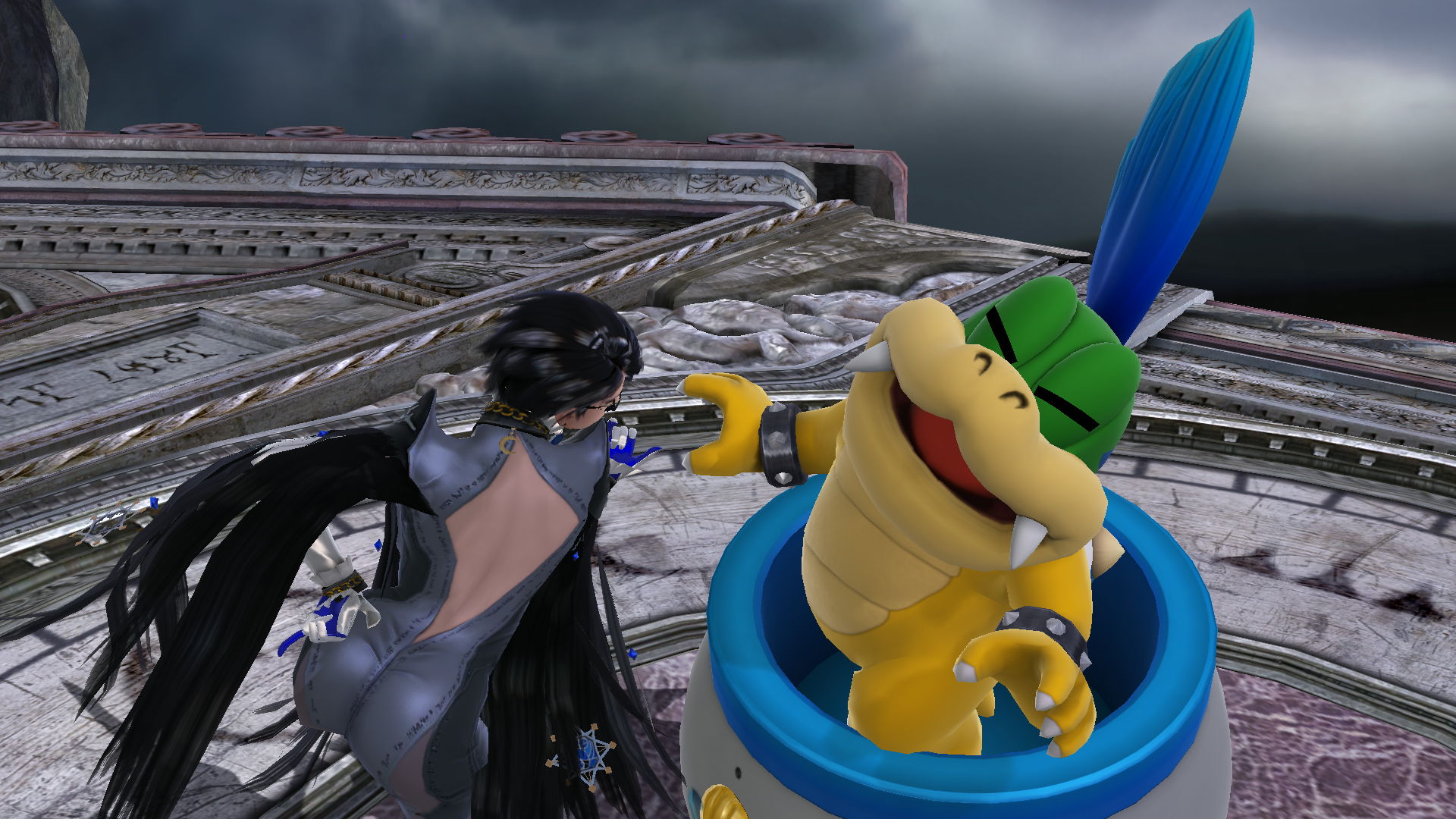 Bayonetta Loves Hand Larry Koopa