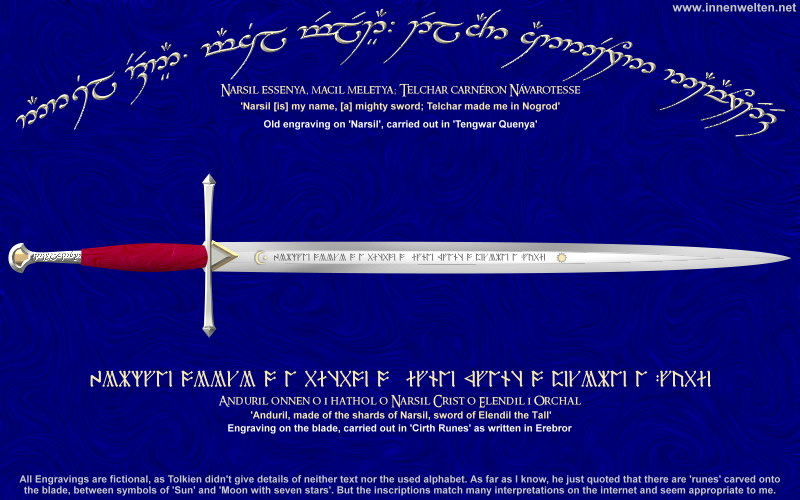 Anduril - Sword of Aragorn