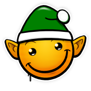 Graffiti Smiley: Xmas Elf (emotee)