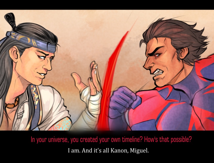 Liu Kang Vs Spider-Man 2099 by Tazahan