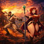 Peterdarr The Space Barbarian and MJ Scarley Witch