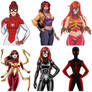 Marvel Mary Jane and her Spider outfit