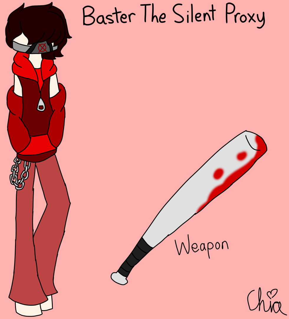 Creepypasta OC-Baster The Silent Proxy