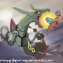 Rayquaza - deoxys - pokemon