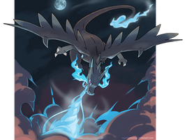 Mega Charizard X - Power of a dragon!
