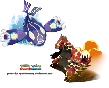 Primal Groudon and Primal Kyogre