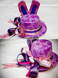 Purple Bunny Top Hat